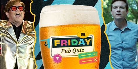 Good quizzing fare this week. . Joe friday pub quiz